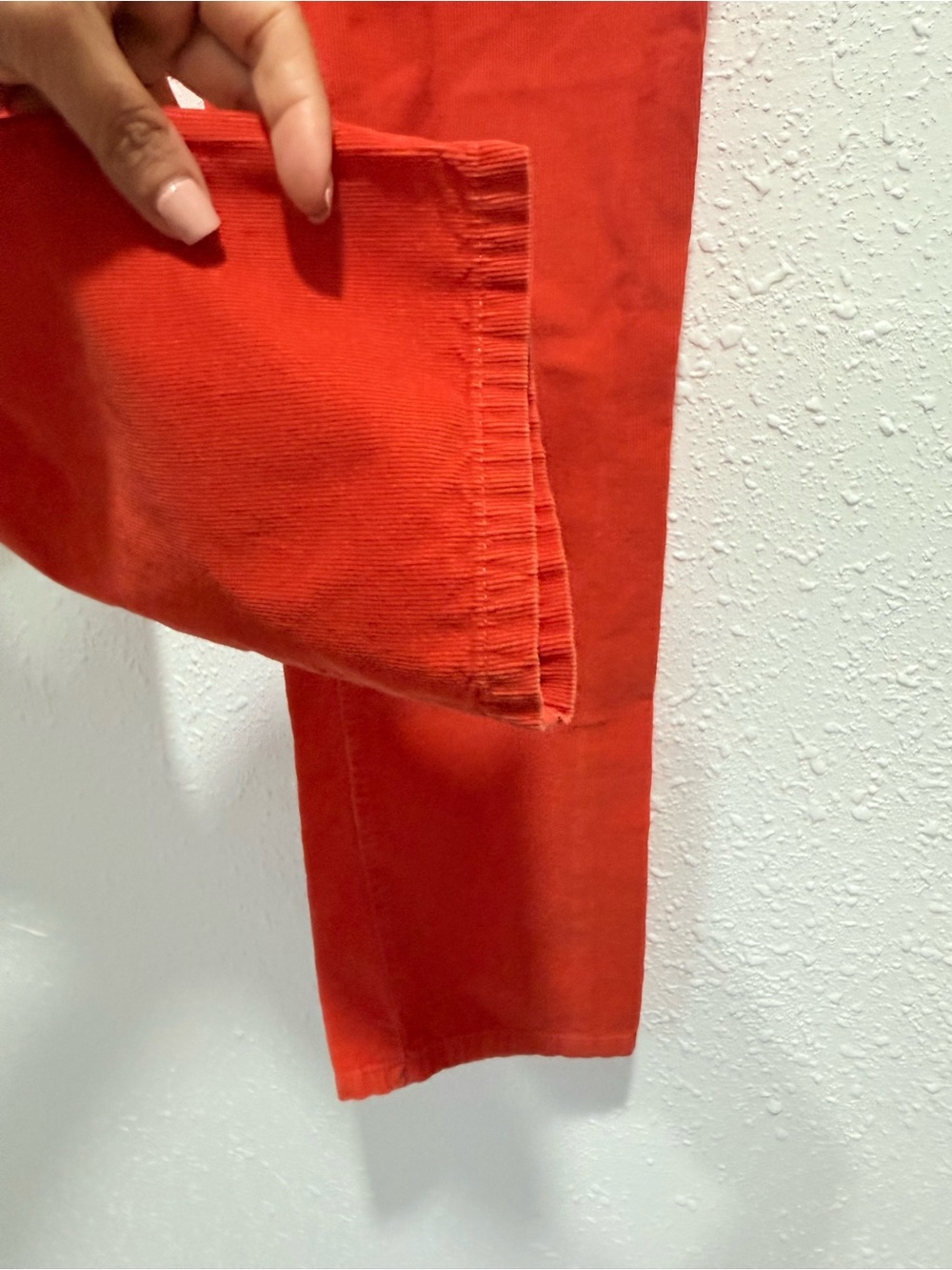 GAP  Bright Coral‎ Straight Leg corduroy Khakis 4 - Picture 8 of 10